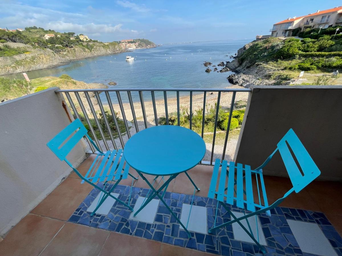 Azur: Beachfront Retreat with Sea Views and Collioure Charm Apartment Exterior photo