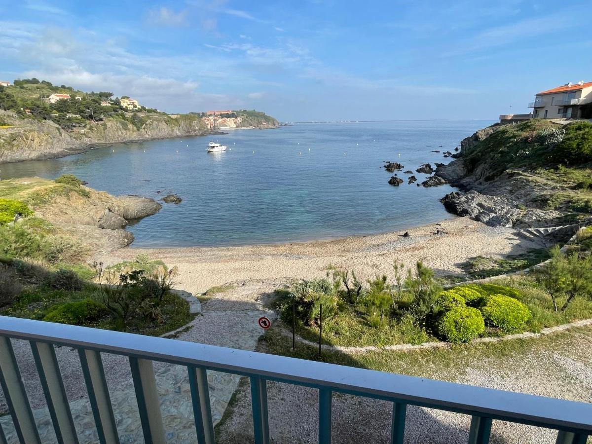 Azur: Beachfront Retreat with Sea Views and Collioure Charm Apartment Exterior photo